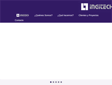 Tablet Screenshot of ingitech.com